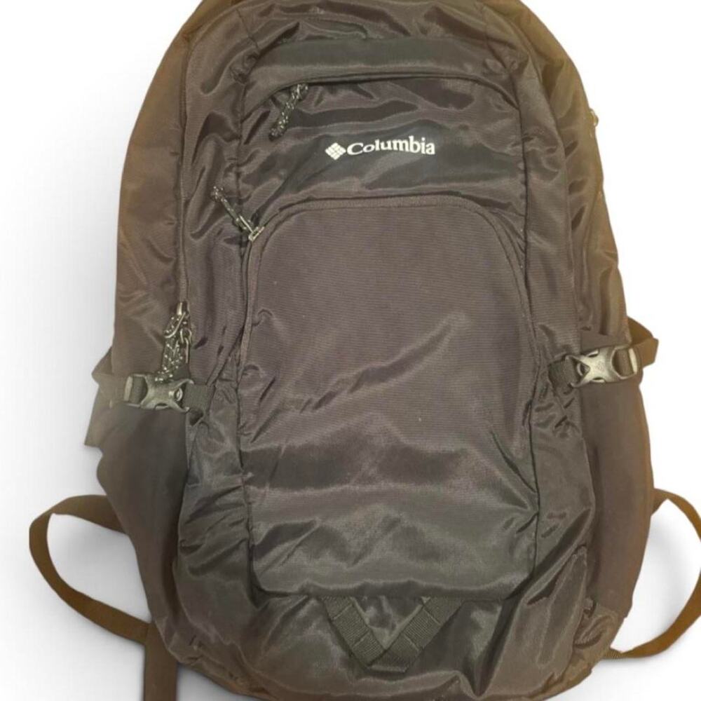 Columbia black multi pocket outdoor backpack